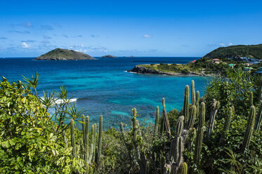 Caribbean, Lesser Antilles, Saint Barthelemy, View to Caribbean Sea - RUNF01259