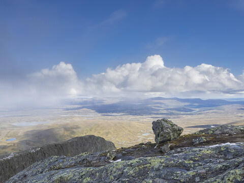 Jamtland, Schweden, Blick vom Helagsfjallet, lizenzfreies Stockfoto