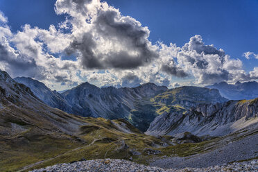 Italien, Venetien, Dolomiten, San Pellegrino Pass, Höhenweg Bepi Zac - LOMF00804