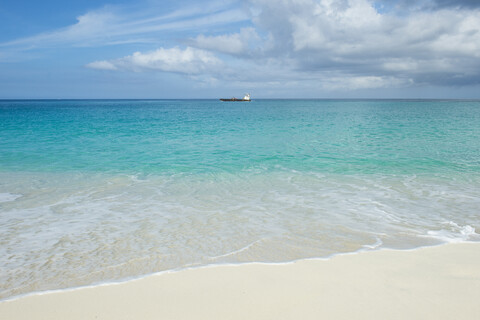 Bahamas, Nassau, Paradiesinsel, Cabbage Beach, lizenzfreies Stockfoto