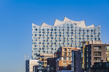 Deutschland, Hamburg, Elbphilharmonie und Grasbrookhafen - WDF05098