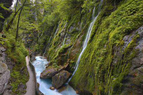 Deutschland, Bayern, Wimbachklamm - DLF00030