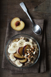 Cereals with banana and plum - EVGF03425