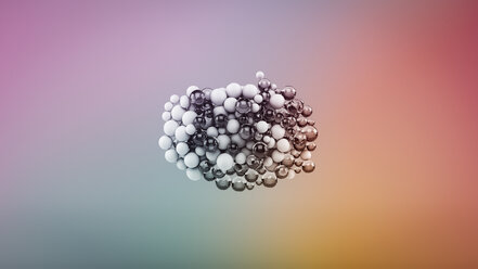 Abstract bubbles on multi-colored background - JPF00358