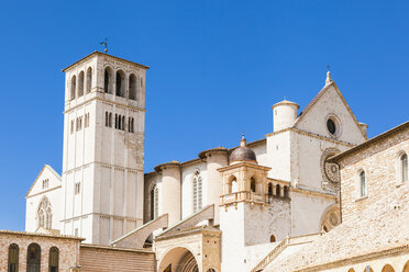 Italien, Umbrien, Assisi, Basilika des Heiligen Franz von Assisi - FLMF00145