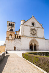 Italien, Umbrien, Assisi, Basilika des Heiligen Franz von Assisi - FLMF00151