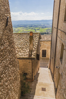 Italien, Umbrien, Assisi, Stadtgassen - FLMF00152