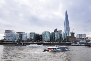 UK, London, Southwark, Themse, Rathaus und The Shard - WI03844