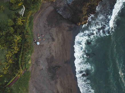 Indonesia, Bali, Aerial view of Pererenan beach - KNTF02701