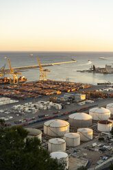 Spain, Barcelona, view to Cargo harbour - AFVF02475