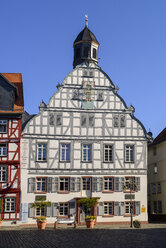 Deutschland, Hessen, Butzbach, Altstadt, Rathaus am Marktplatz - LBF02386