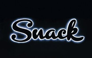 Word snack, neon sign - JUBF00326