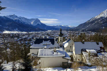 Deutschland, Bayern, Oberbayern, Garmisch Partenkirchen, Wallfahrtskirche St. Anton - LBF02393