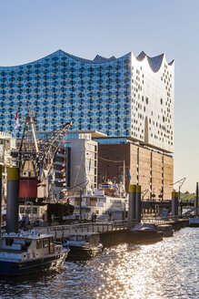 Deutschland, Hamburg, Elbphilharmonie und Sandtorhafen - WD05144