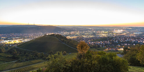 Germany, Baden-Wuerttemberg, Stuttgart, View to Obertuerkheim, Untertuerkheim and Bad Cannstatt - WDF05188