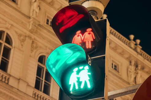 Österreich, Wien, Schwulen-Ampeln - ZEDF01961