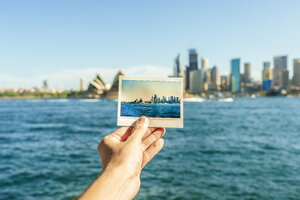 Australien, New South Wales, Sydney, Nahaufnahme von Sydney Landschaft analog Fotografie vor Sydney - KIJF02343