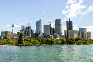 Australia, New South Wales, Sydney, skyline of the financial district of Sydney - KIJF02346