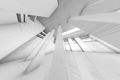 Futuristischer Raum, 3D-Rendering - SPCF00366