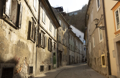 Slowenien, Ljubljana, enge Gasse - FCF01728