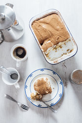 Tiramisu with coconut and cashew cream, homemade vegan ladyfingers - IPF00513