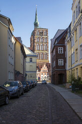 Germany, Mecklenburg-Western Pomerania, Stralsund, Old town, St. Nicholas' Church - MAMF00497