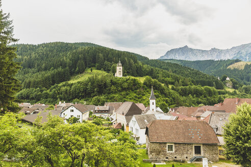 Austria, Styria, Eisenerz, Schichtturm tower - AIF00623