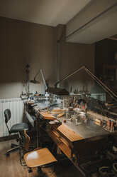 Interior of a jewellery making workshop - AHSF00016