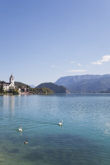 Österreich, Alpen, Salzburg, Salzkammergut, Salzburger Land, St. Wolfgang am Wolfgangsee - GWF05994