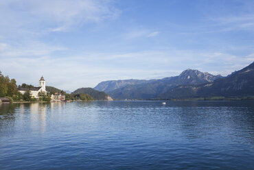 Österreich, Alpen, Salzburg, Salzkammergut, Salzburger Land, St. Wolfgang am Wolfgangsee - GWF06000