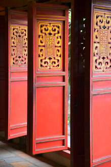 Türen des Ngoc Son-Tempels, Hanoi, Vietnam - MINF10589