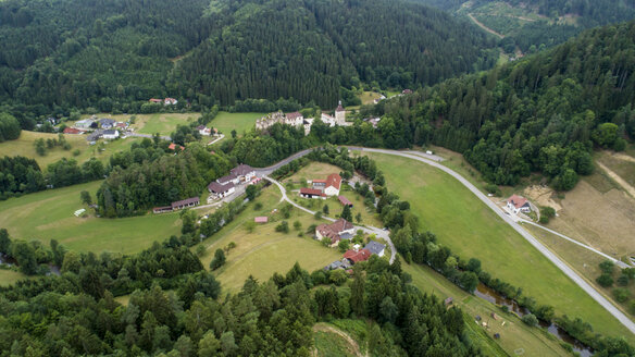 Österreich, Oberösterreich, Mühlviertel, Pregarten, Luftbild - AIF00637