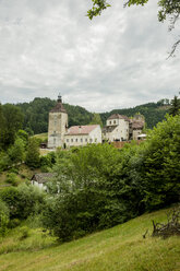 Österreich, Oberösterreich, Mühlviertel, Pregarten, Burg Reichenstein - AIF00639