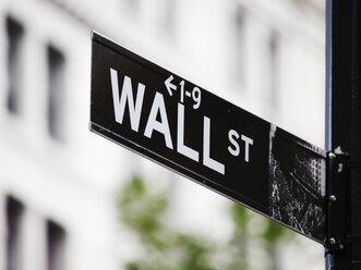 Wall Street Sign - MINF10865