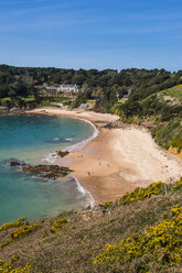 United Kingdom, Channel islands, Jersey, overlook over Portelet bay - RUNF01556