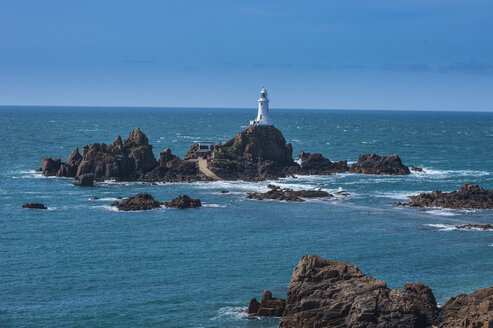 Leuchtturm La Corbiere, Jersey, Kanalinseln, Vereinigtes Königreich - RUNF01557