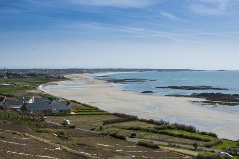 Vereinigtes Königreich, Kanalinseln, Jersey, Blick auf die Bucht von St. Ouens - RUNF01559