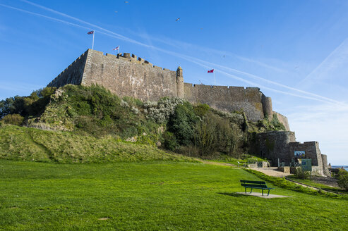 Vereinigtes Königreich, Kanalinseln, Jersey, Burg von Mont Orgueil - RUN01561