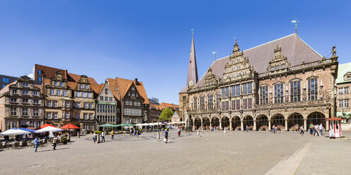 Germany, Free Hanseatic City of Bremen, market square, townhall - WDF05192