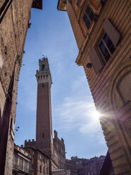 Italien, Toskana, Siena, Piazza del Campo, Torre del Mangia - LAF02240