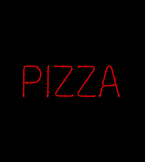 Red Neon Pizza Sign - MINF10966