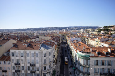 Frankreich, Nizza, Blick auf die Stadt von oben - HLF01153