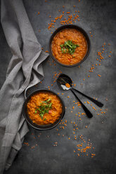 Red lentil soup with coriander - LVF07897