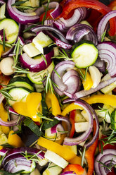 Mix of raw vegetables, close-up - GIOF05874