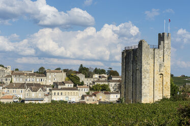 France, Saint Emilion, overlook over the Unesco world heritage sight - RUNF01639