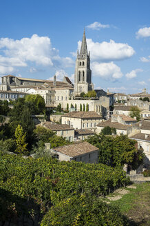 Frankreich, Saint Emilion, Blick auf das Unesco-Welterbe - RUNF01640