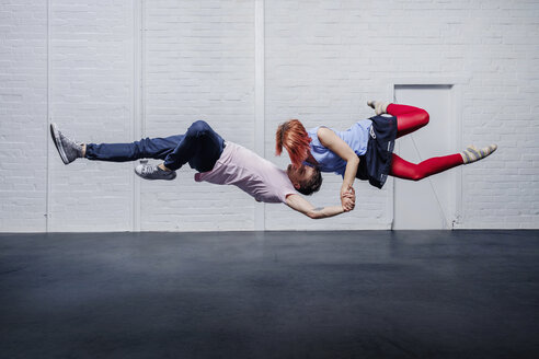 Modern aerial dancers performing - FSIF03813