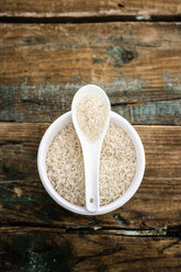 Rice in bowl, from above - GIOF05924