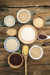 Cereal mix: red rice, barley, amaranth, quinoa, rice, bulgur, spelled, oats and buckwheat - GIOF05926