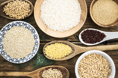 Cereal mix: red rice, barley, amaranth, quinoa, rice, bulgur, spelt and buckwheat - GIOF05928